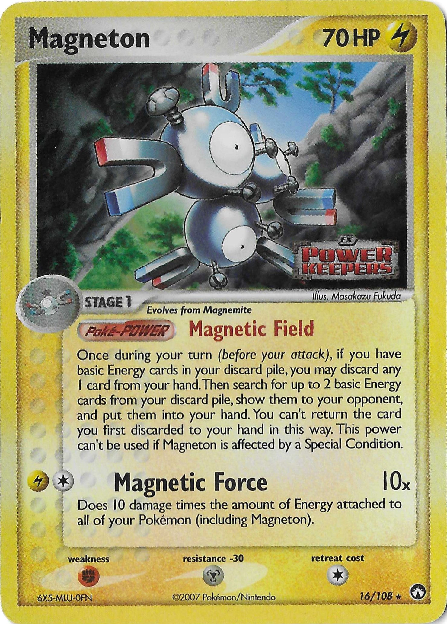 Magneton 16/108 EX Power Keepers Holo (Stamped) LP