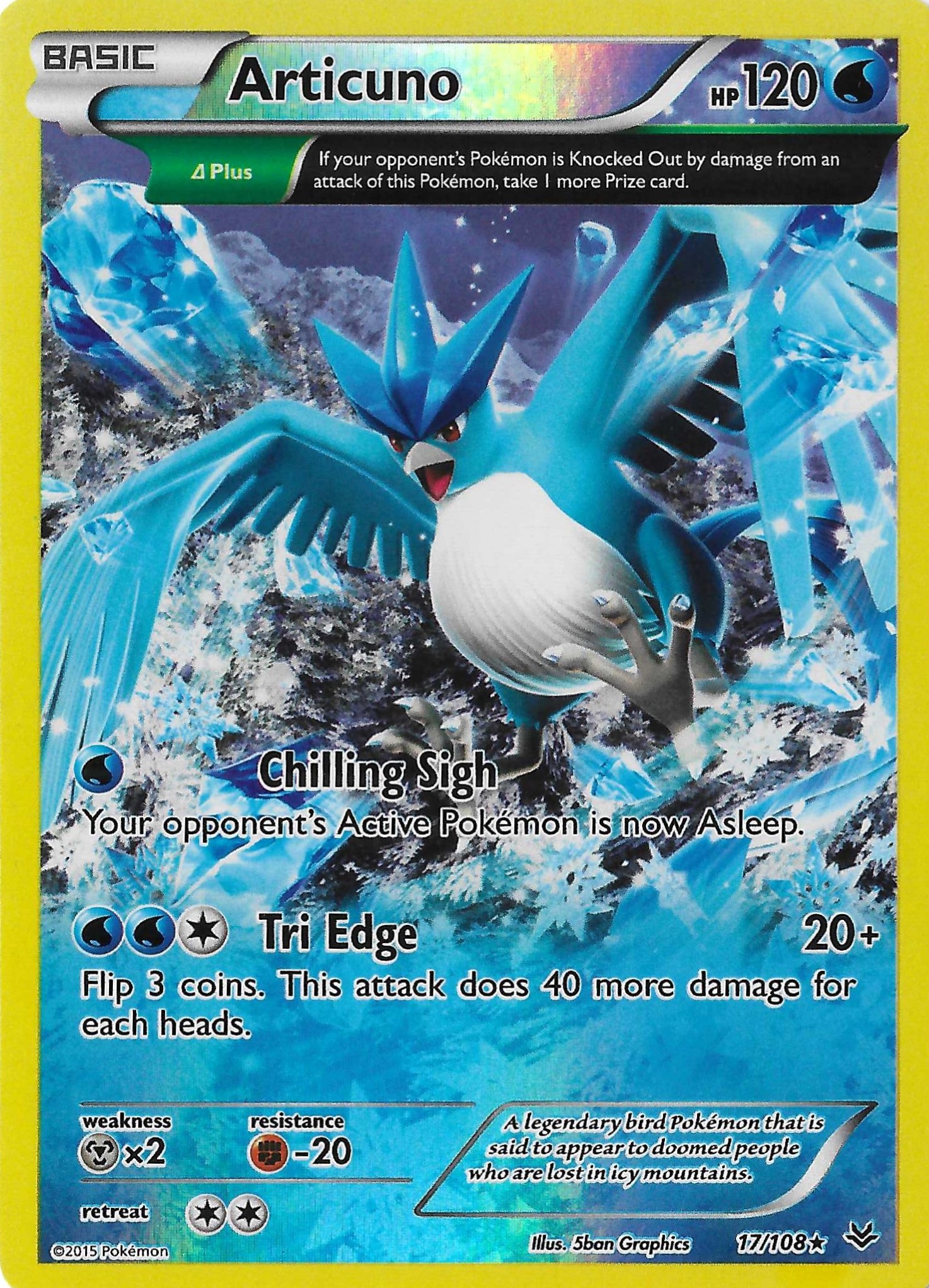 Articuno-Roaring-Skies-17108-Rare.jpg Articuno 17/108 XY Roaring Skies Rare NM