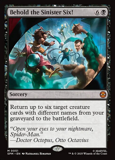 Behold the Sinister Six! 0051 Mythic