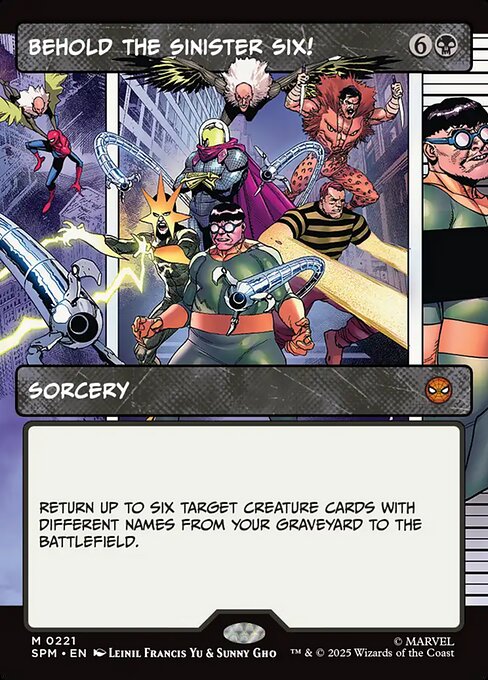 Behold the Sinister Six! 0221 Mythic