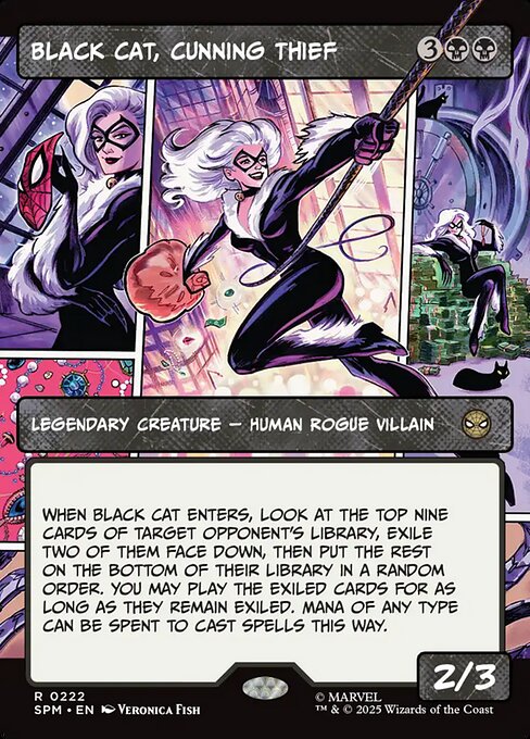 Black Cat, Cunning Thief 0222 Rare