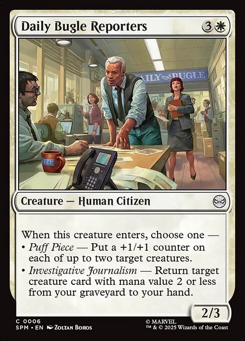 Daily Bugle Reporters 0006 Common