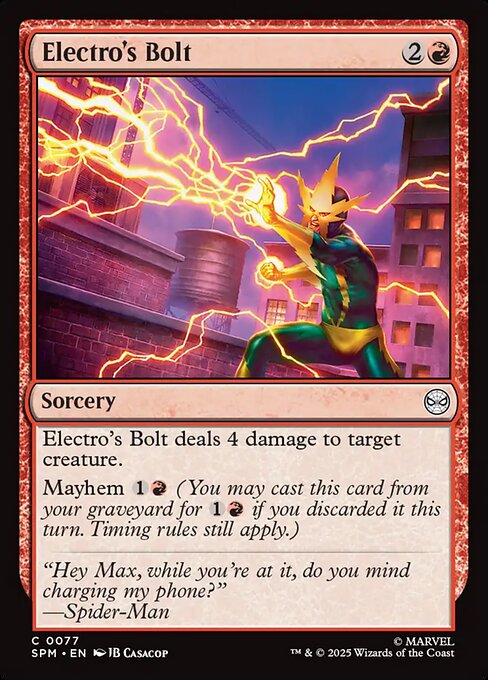 Electro's Bolt Electro's Bolt 0077 Common