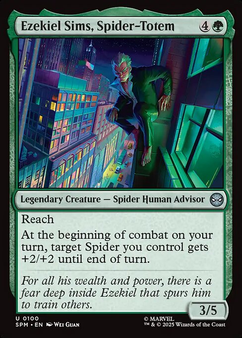 Ezekiel Sims, Spider-Totem 0100 Uncommon
