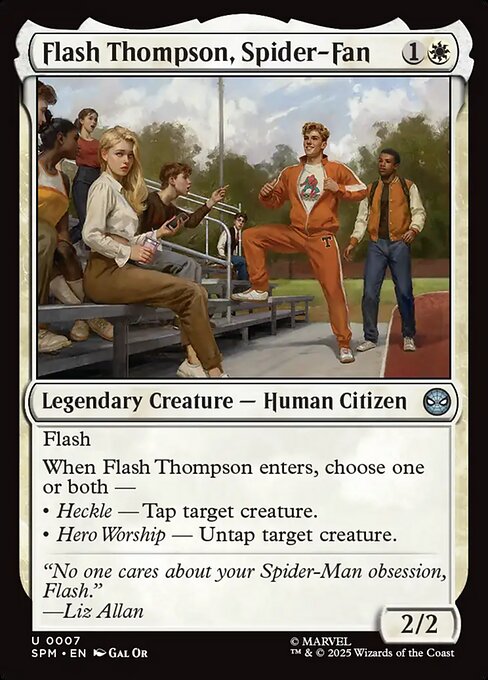 Flash Thompson, Spider-Fan 0007 Uncommon