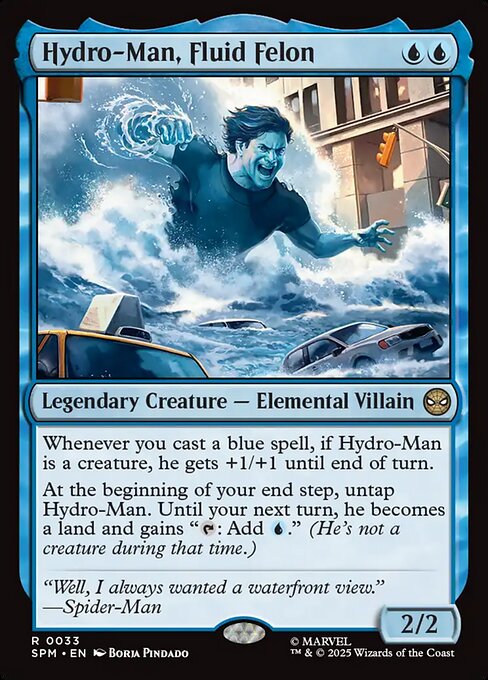 Hydro-Man, Fluid Felon 0033 Rare