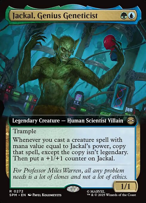 Jackal, Genius Geneticist 0272 Rare