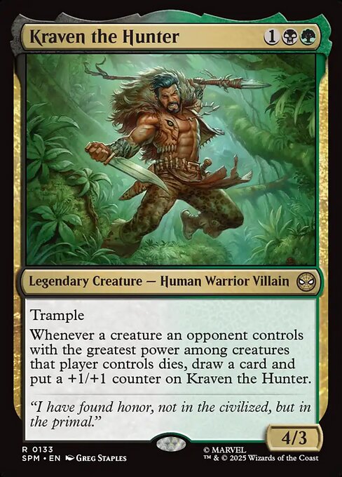 Kraven the Hunter 0133 Rare