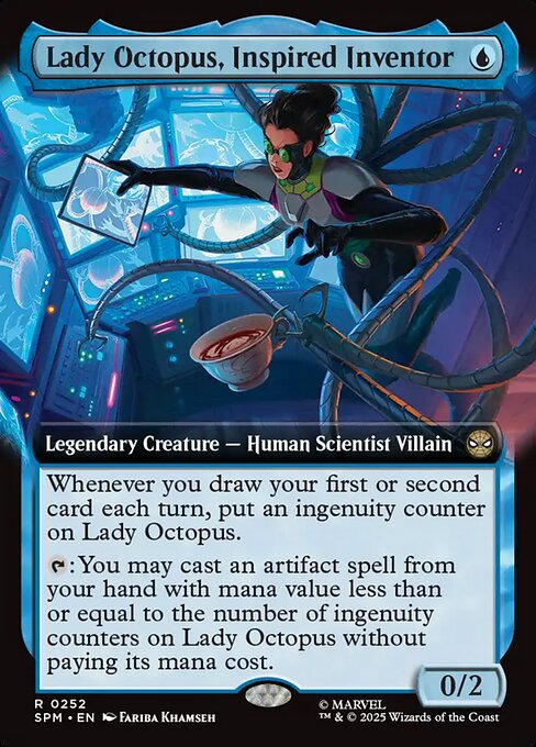 Lady Octopus, Inspired Inventor 0252 Rare
