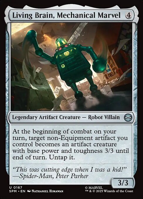 Living Brain, Mechanical Marvel 0167 Uncommon