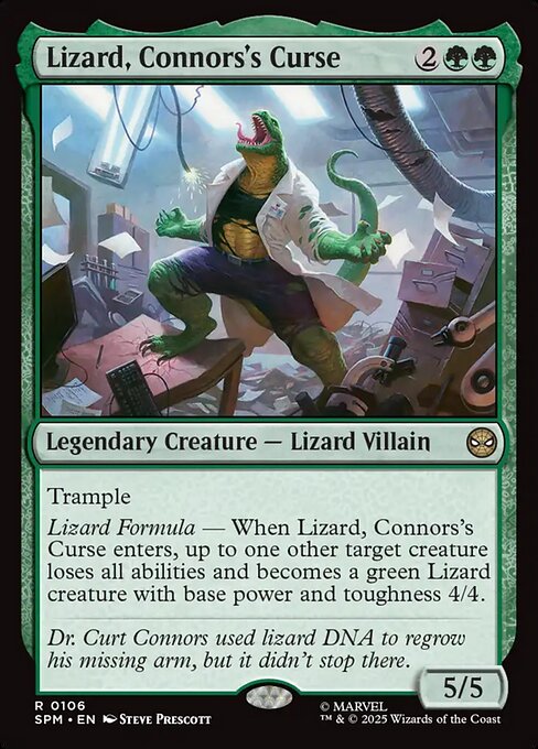 Lizard, Connors's Curse 0106 Rare
