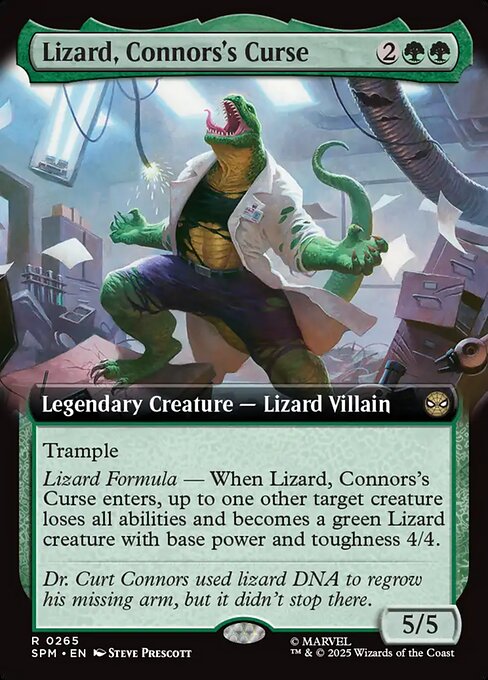Lizard, Connors's Curse 0265 Rare