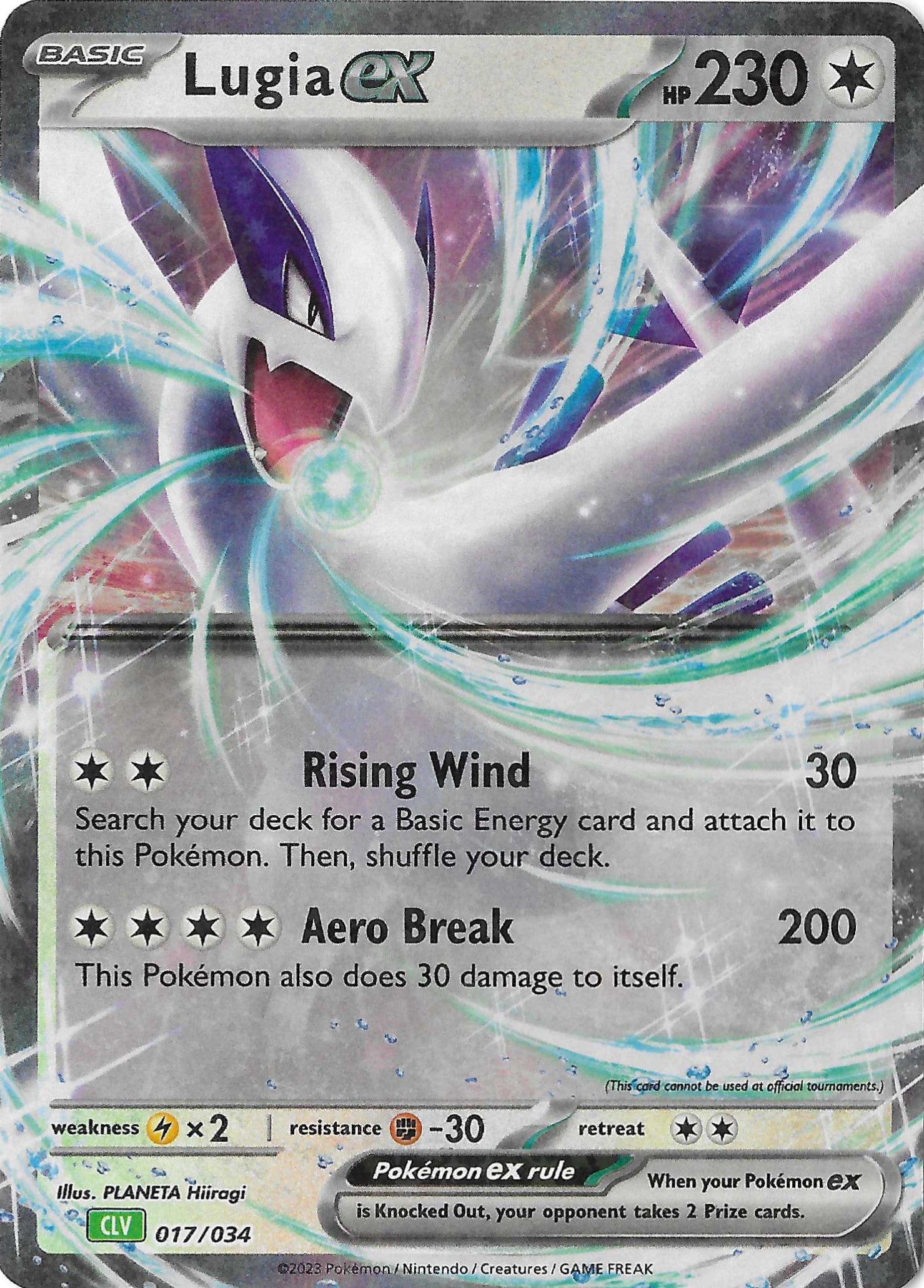 Lugia-EX-CLV-017-034-Pokemon-Classic-Collecton.jpg Lugia EX CLV 017/034 Pokemon Classic Collecton NM