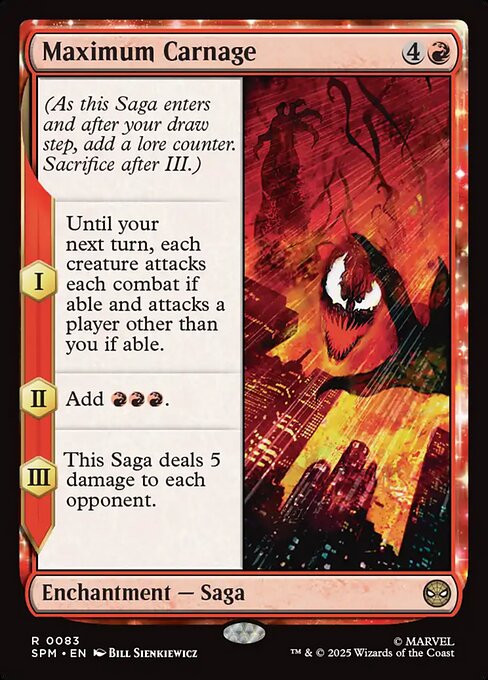 Maximum Carnage Maximum Carnage 0083 Rare