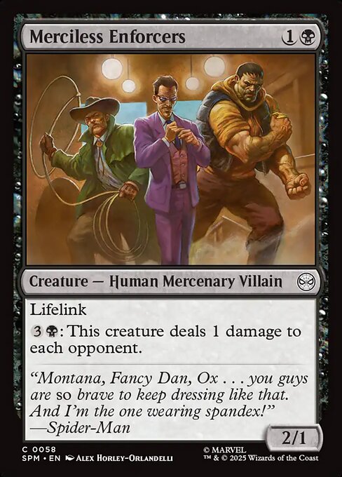 Merciless Enforcers 0058 Common