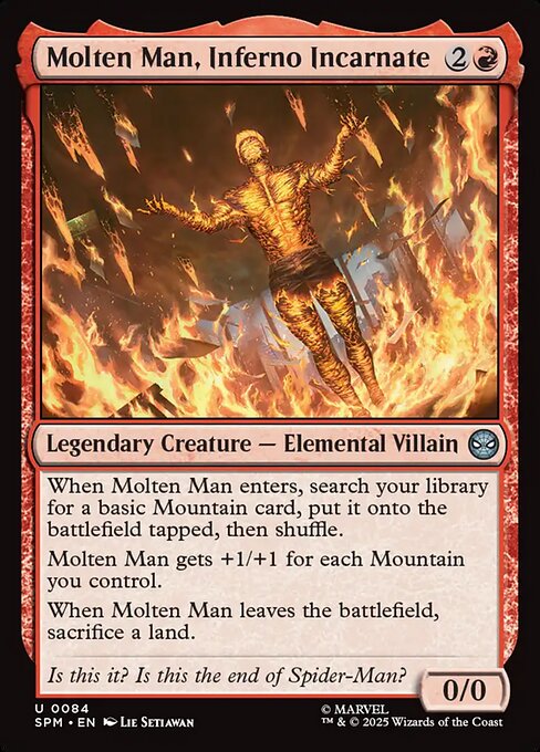 Molten Man, Inferno Incarnate Molten Man, Inferno Incarnate 0084 Uncommon