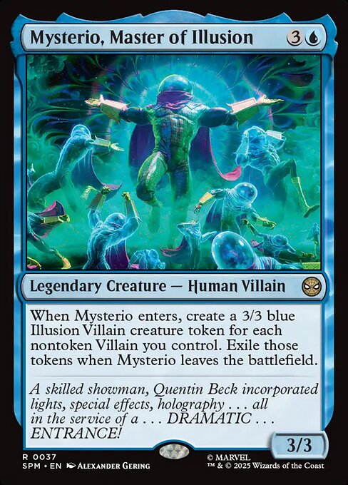 Mysterio, Master of Illusion 0037 Rare