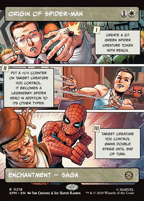 Origin of Spider-Man 0218 Rare