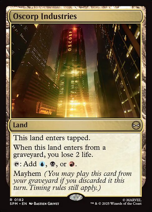 Oscorp Industries 0182 Rare
