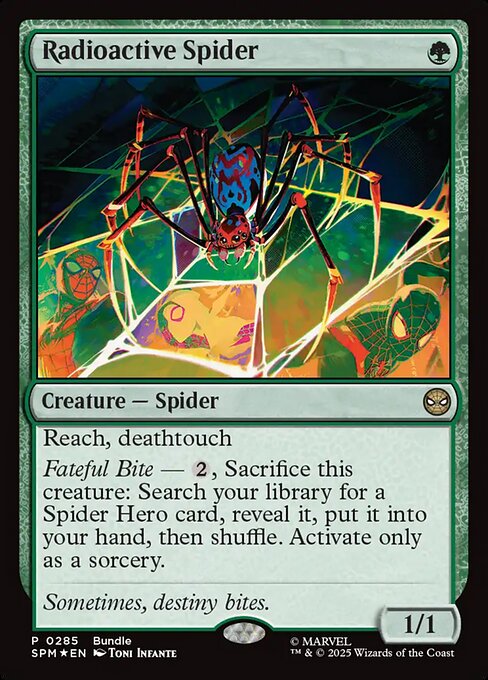 Radioactive Spider 0285 Rare