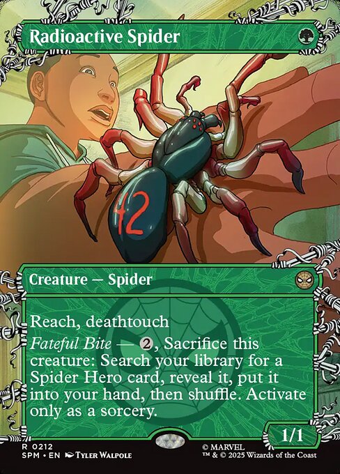 Radioactive Spider 0212 Rare
