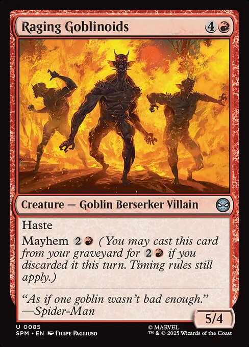 Raging Goblinoids Raging Goblinoids 0085 Uncommon