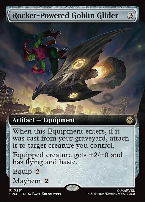 Rocket-Powered Goblin Glider 0281 Rare