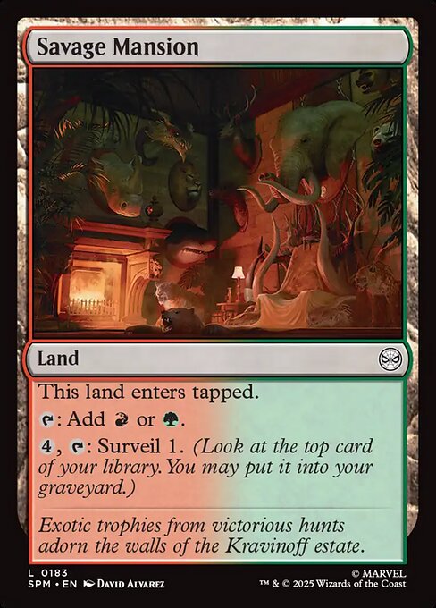 Savage Mansion 0183 Common