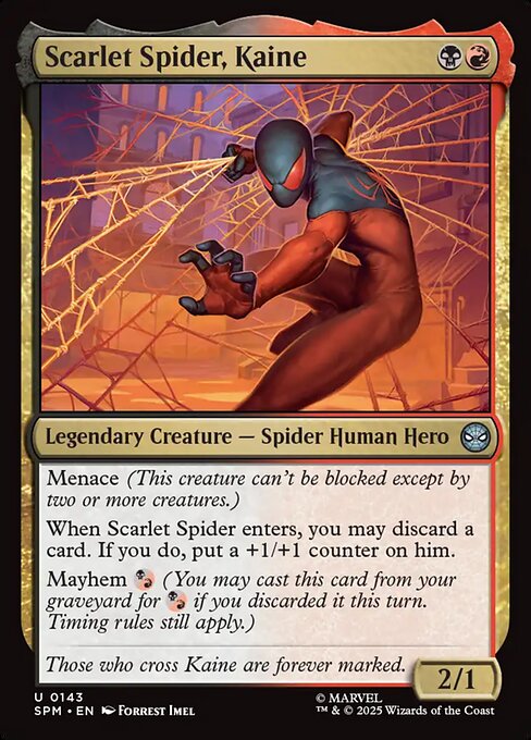 Scarlet Spider, Kaine 0143 Uncommon