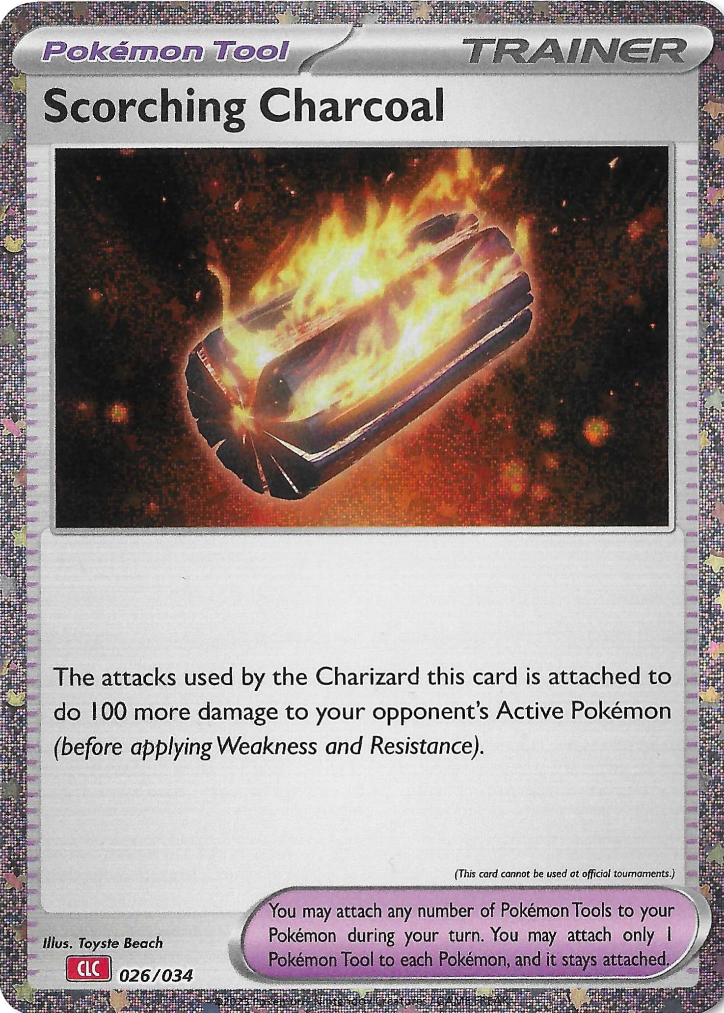 Scorching Charcoal 026/034 CLC Pokemon TCG Classic: Charizard NM
