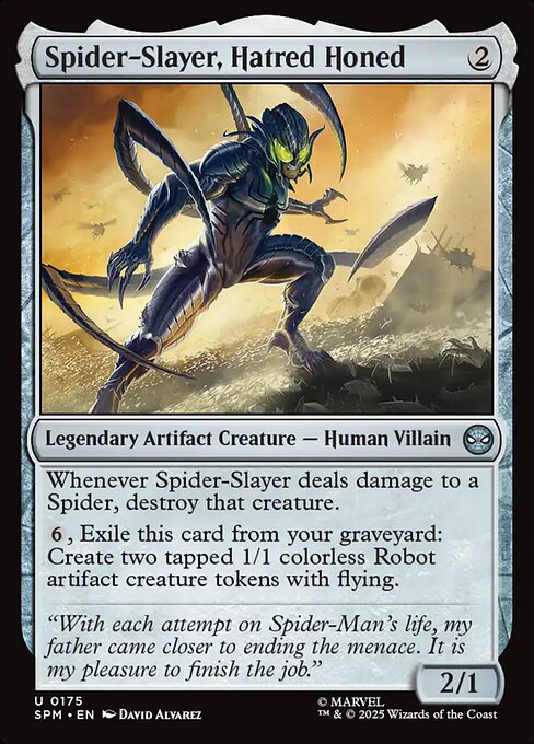 Spider-Slayer, Hatred Honed 0175 Uncommon