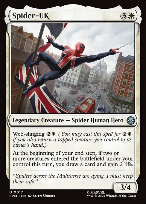 Spider-UK 0017 Uncommon