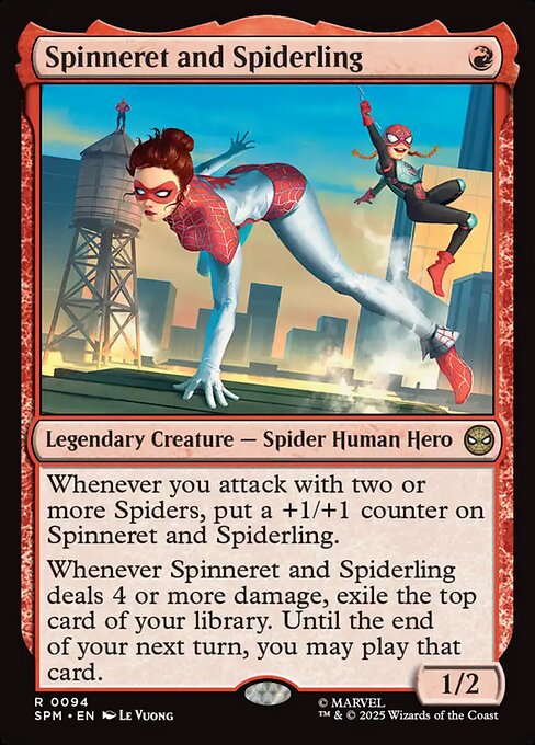 Spinneret and Spiderling 0094 Rare