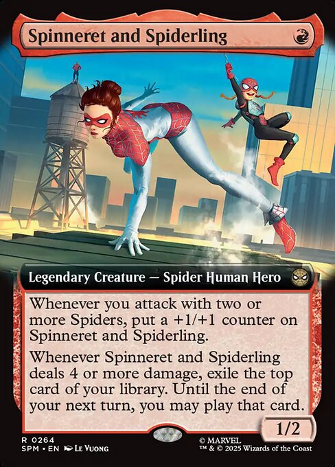 Spinneret and Spiderling 0264 Rare