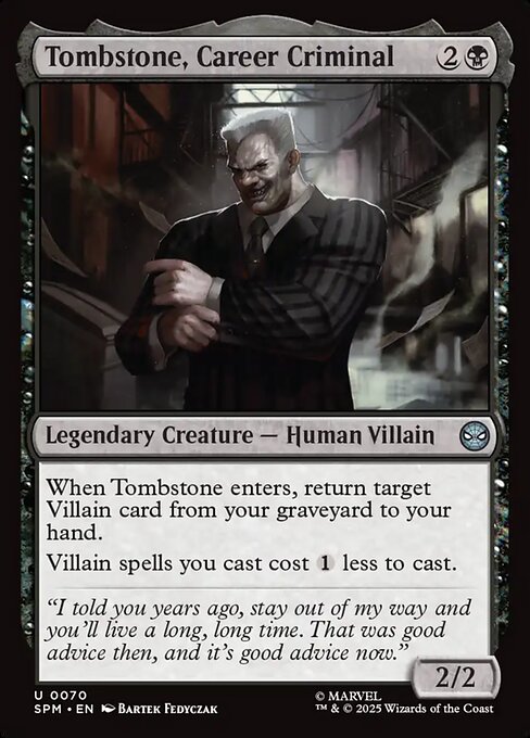 Tombstone, Career Criminal 0070 Uncommon