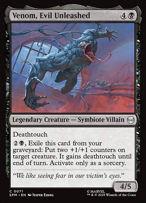 Venom, Evil Unleashed 0071 Common