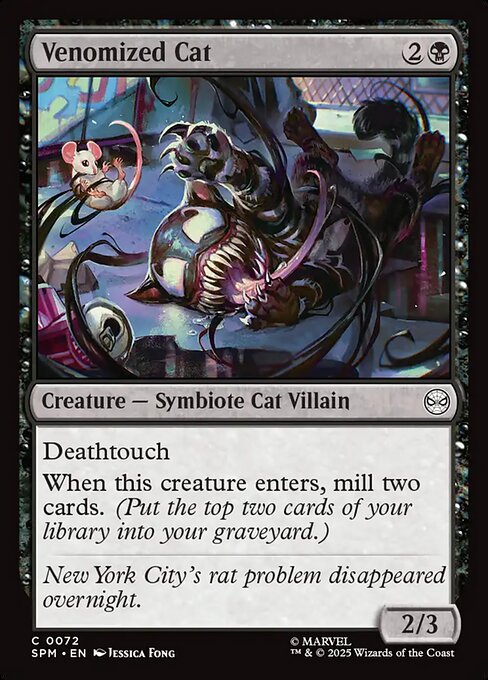 Venomized Cat 0072 Common
