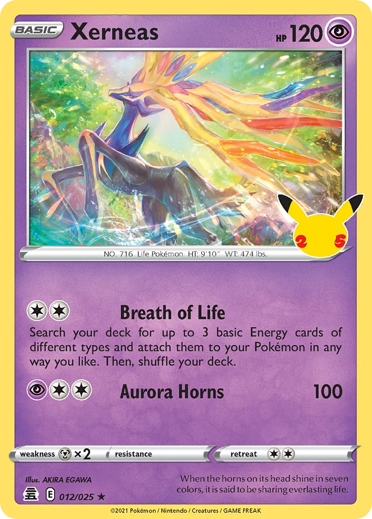 Xerneas 012/025 Rare