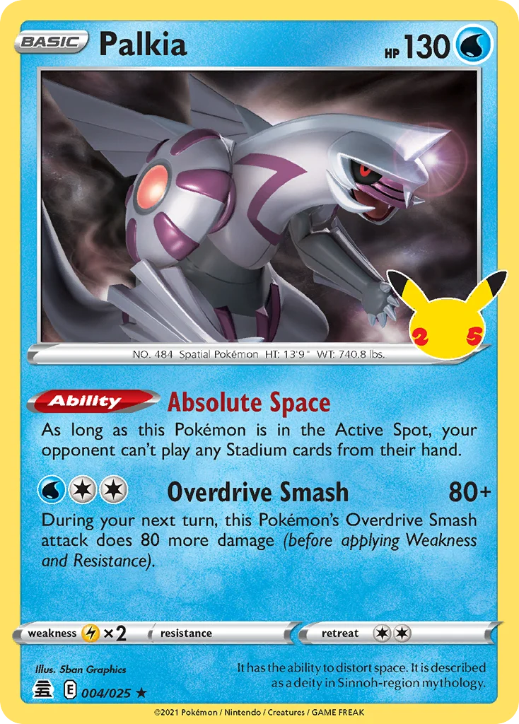 Palkia 004/025 Rare