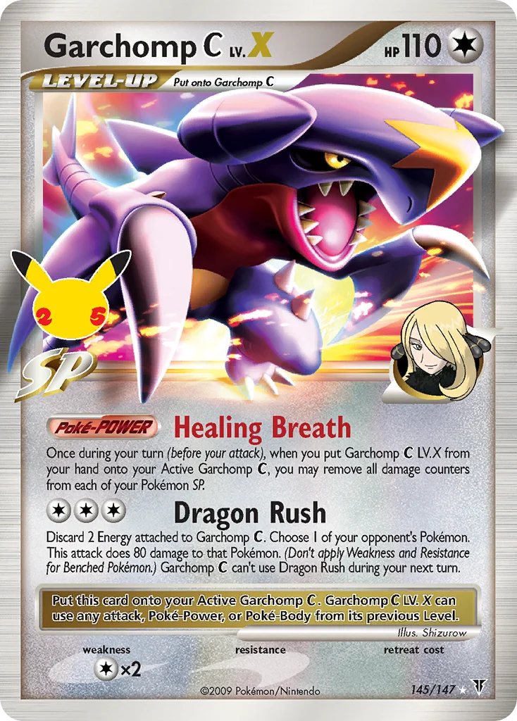 cel25c-145_a Garchomp C LV.X 145/088 Classic collection