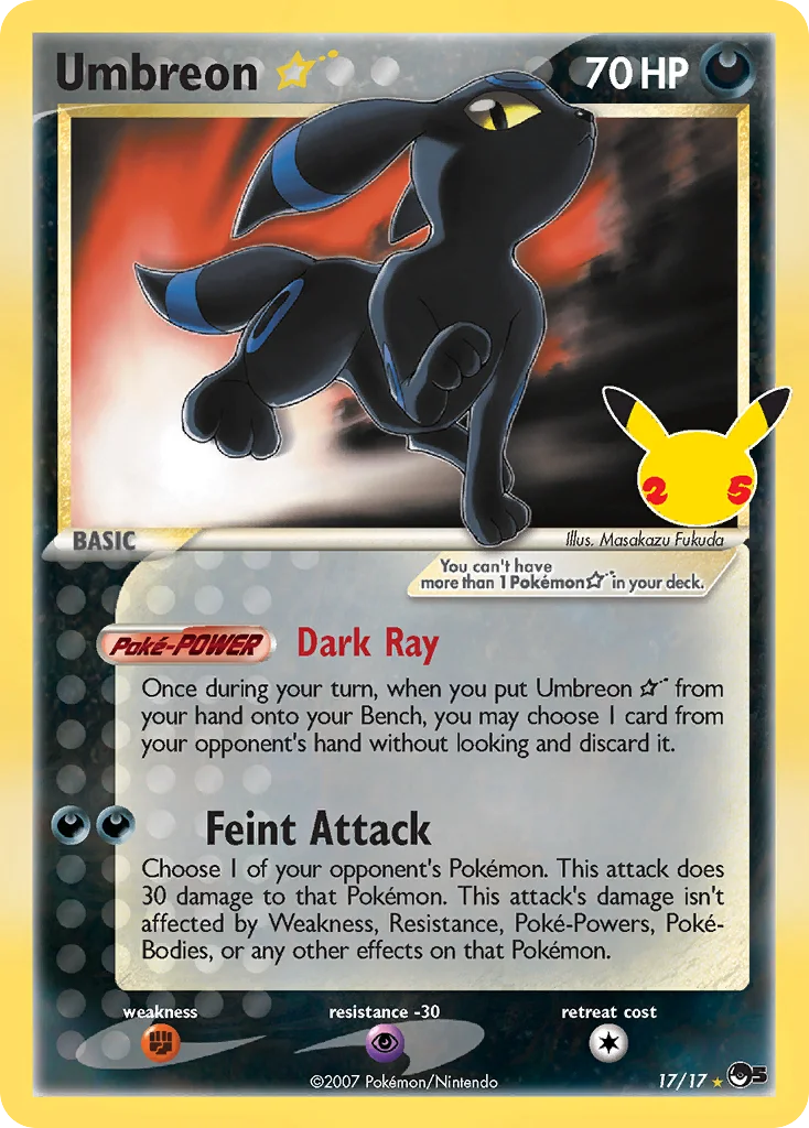 cel25c-17_a Umbreon ★ 017/088 Classic collection