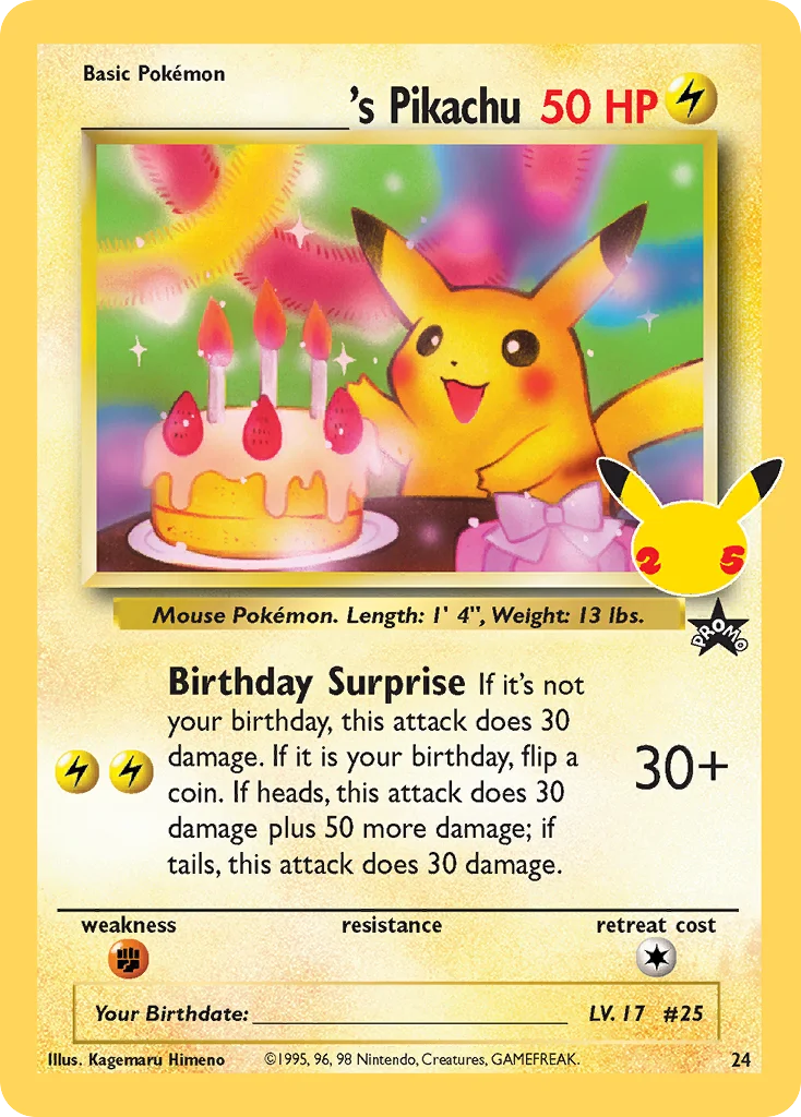 _____'s Pikachu 024/088 Classic collection