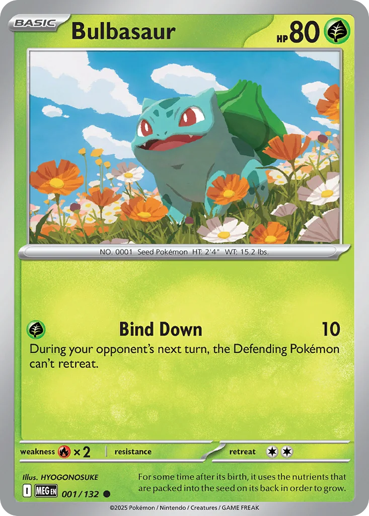 Bulbasaur 001/132 Common