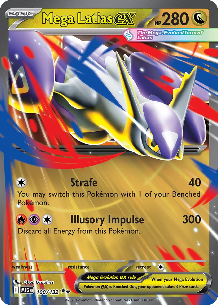 Mega Latias ex 100/132 Double rare