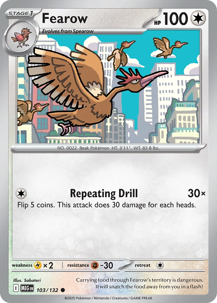 Fearow 103/132 Common
