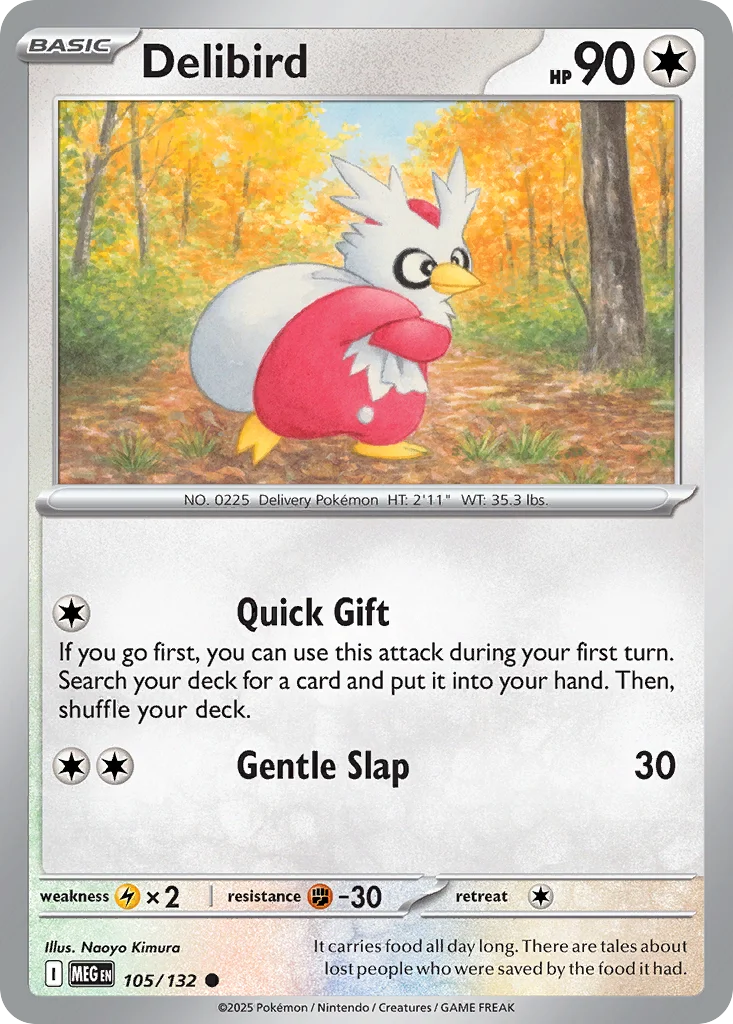 Delibird 105/132 Common
