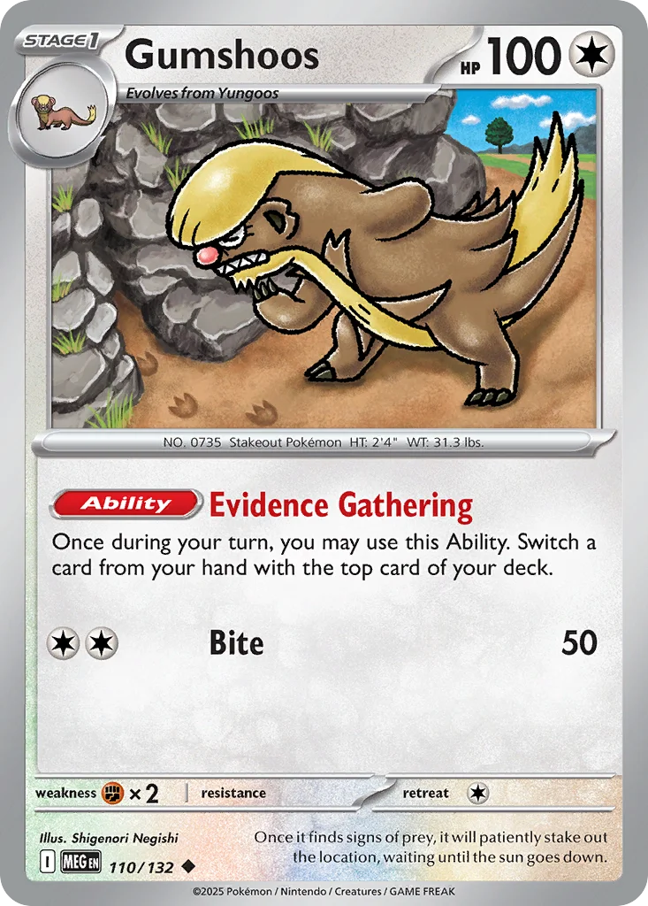 Gumshoos 110/132 Uncommon