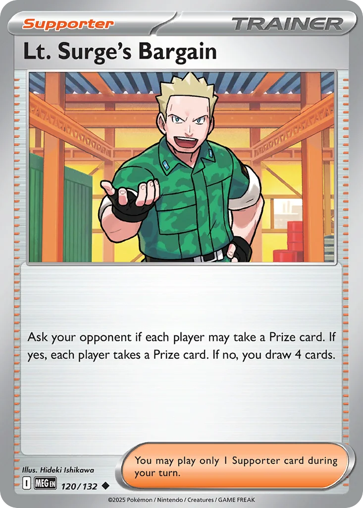 Lt. Surge's Bargain 120/132 Uncommon