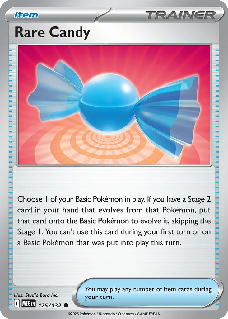 Rare Candy 125/132 Common