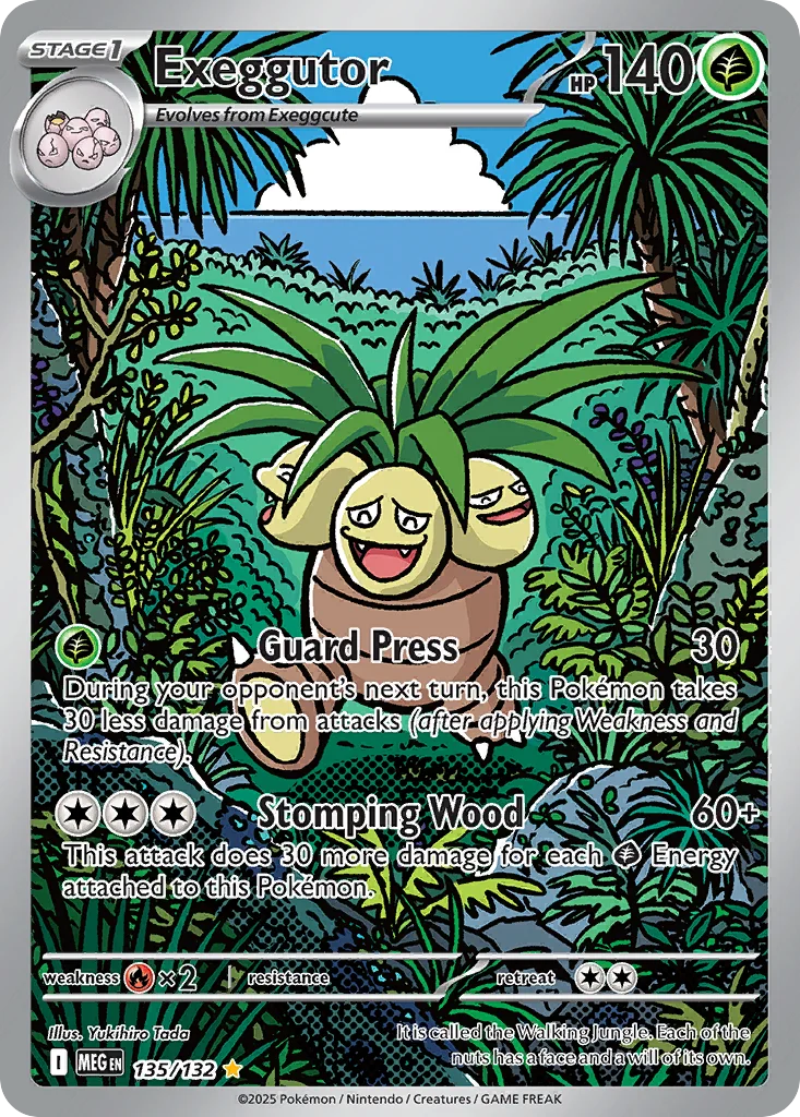 Exeggutor 135/132 Illustration rare